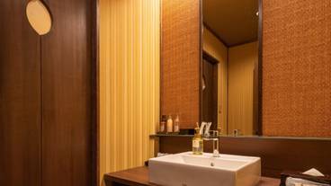 半露天風呂付きデラックスツイン 蘭の洗面台 / 7