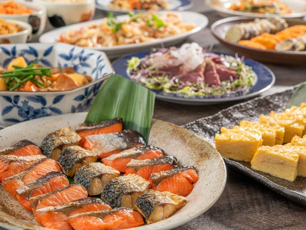 朝食ビュッフェ