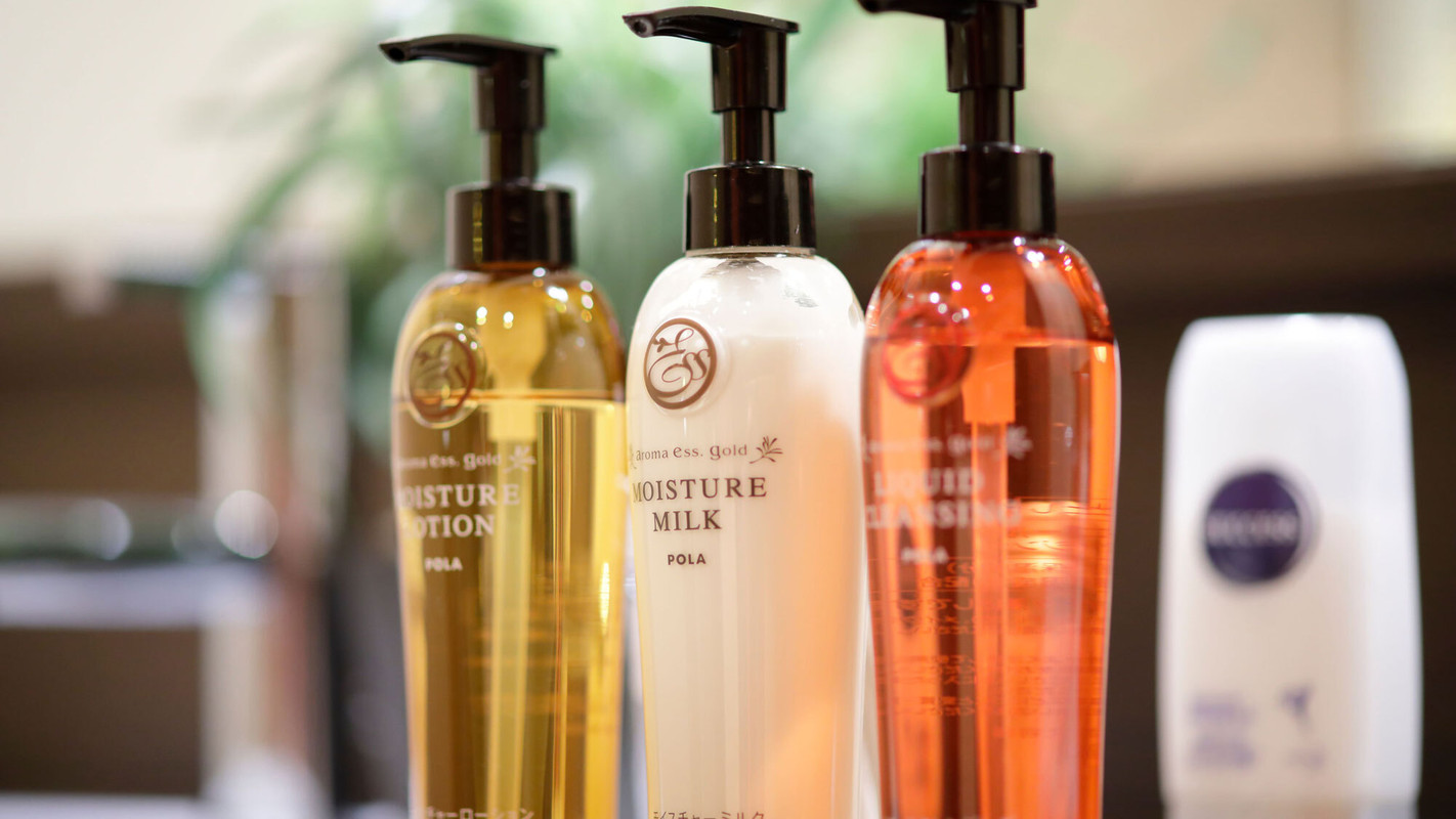 スキンケアアメニティ一例