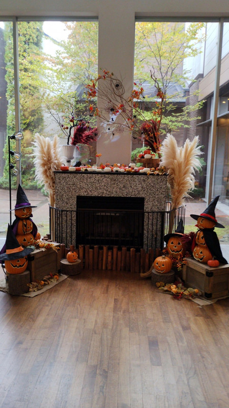 ロビーの飾りつけ