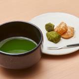 茶の湯で点てた抹茶 / 1