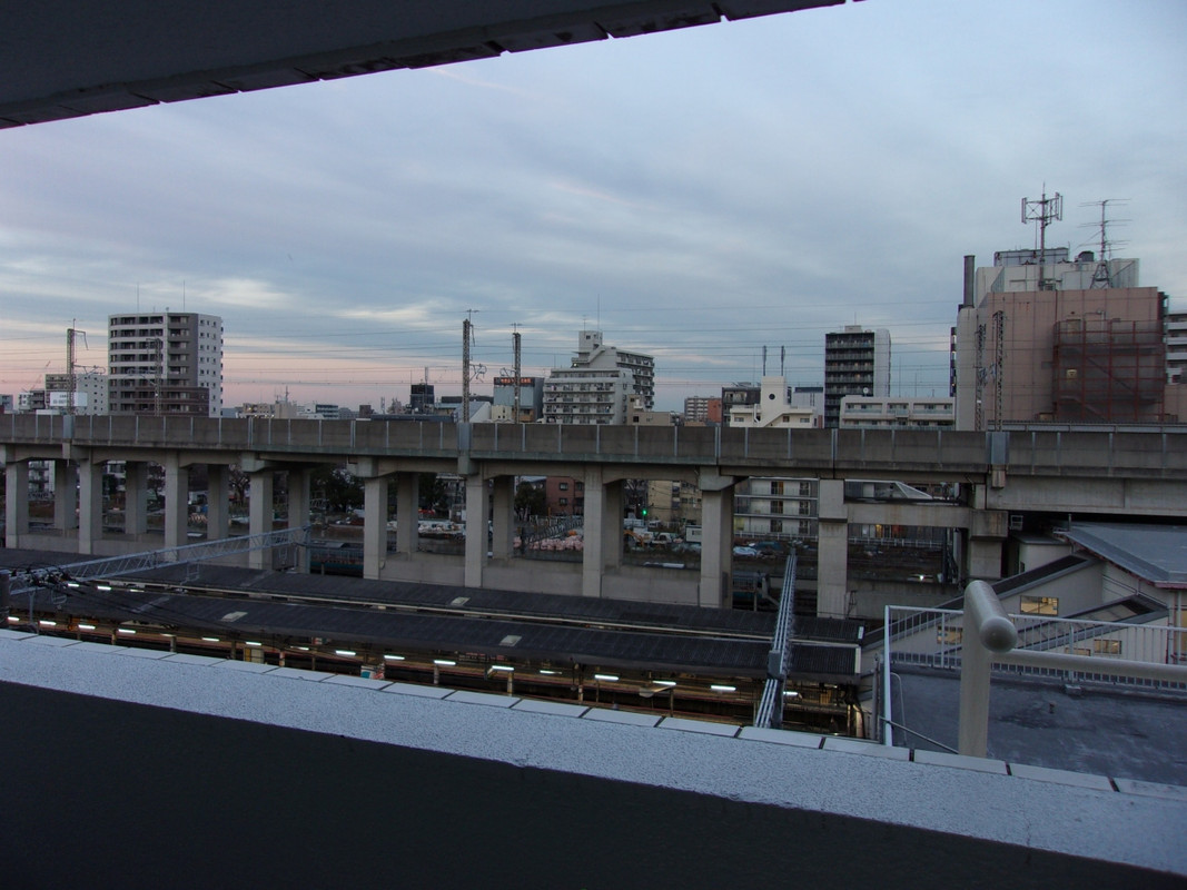 新幹線が見えます!