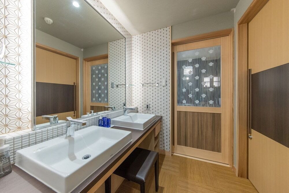 本館 七折の洗面スペース