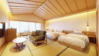 トリプルベッドモダン和室 (禁煙)レストラン食