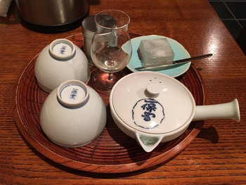 「一保堂茶舗 喫茶室 嘉木」ドリンク 736850 京都本店限定 特撰玉露（お菓子付）2300円＋税