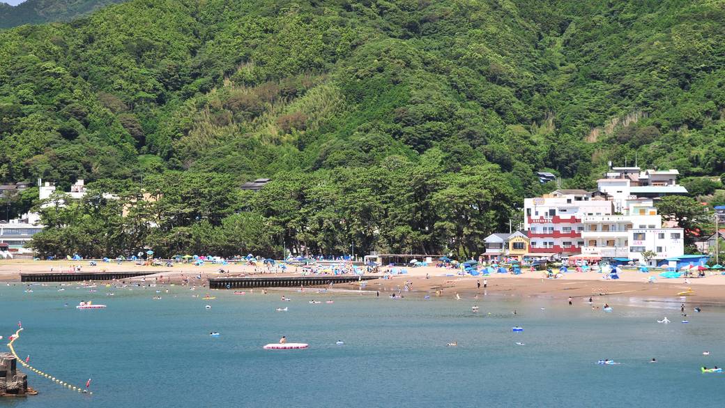 朝日を浴びながら
海辺をお散歩 / 2