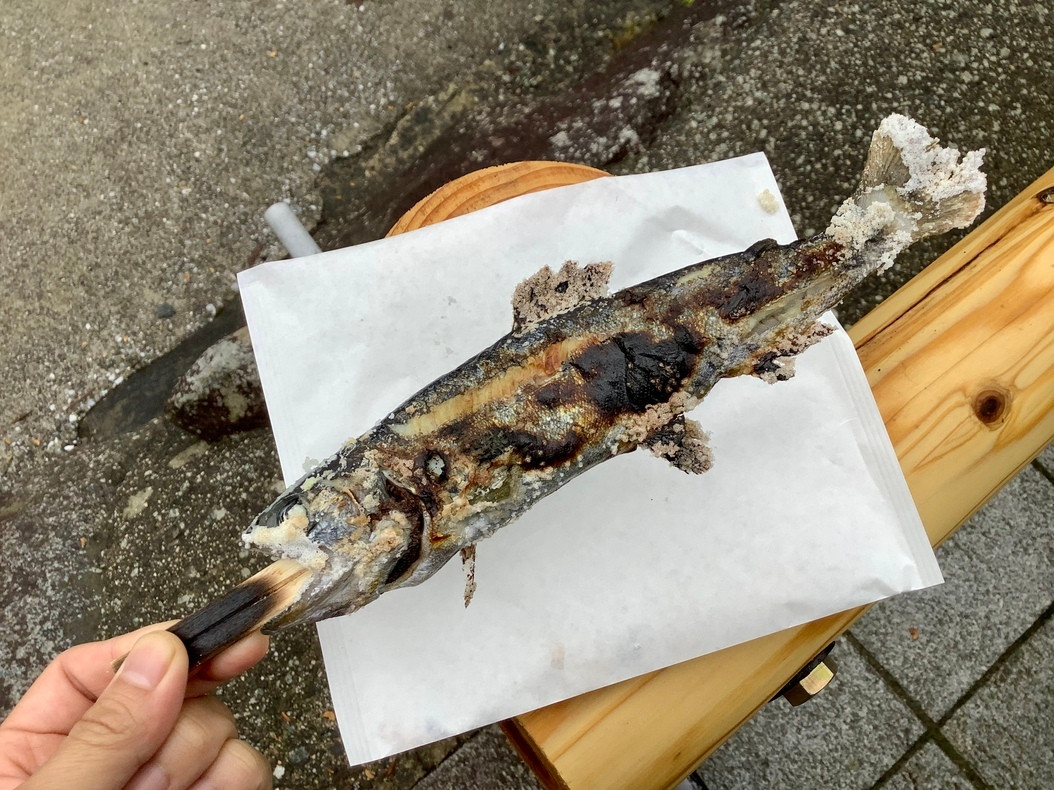 「四季の茶屋」 料理 132074644 やまめ塩焼 500円