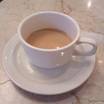 ブッフェには時間が無く、コーヒー1杯。