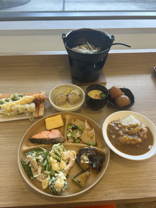 朝食ブッフェでいただいたお料理