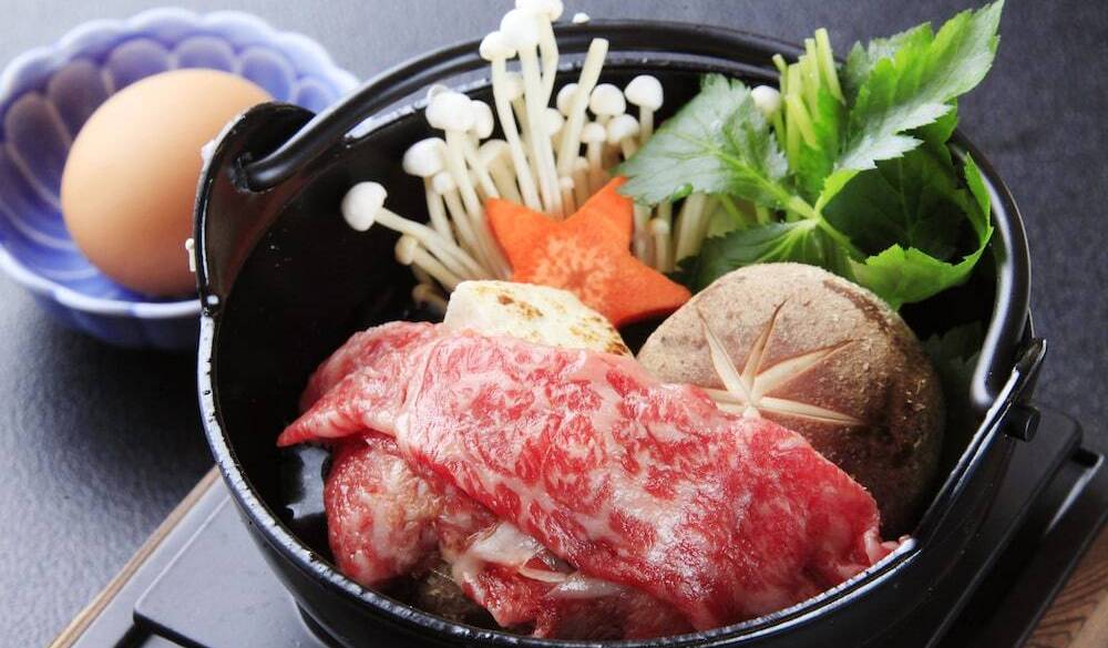 夕食一例 上州牛すき焼き / 2