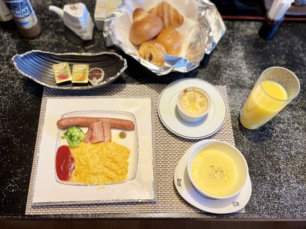 洋朝食一例
