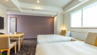 スーペリア ツインルーム 26㎡ 禁煙 2ベッド 洗濯乾燥機、ミニキッチン付き