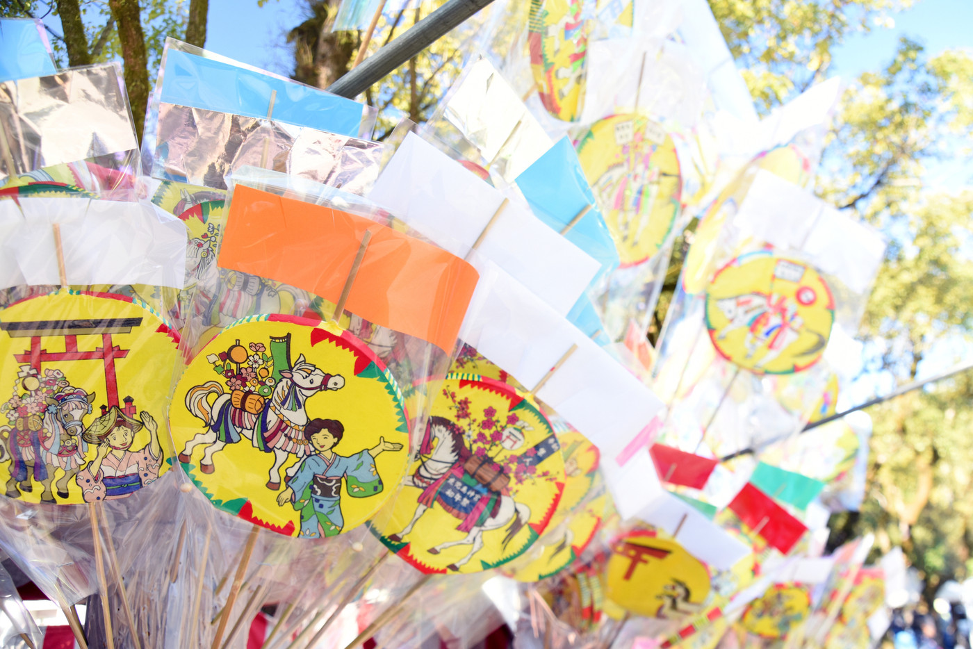 鹿児島神宮・初午祭のでんでん太鼓