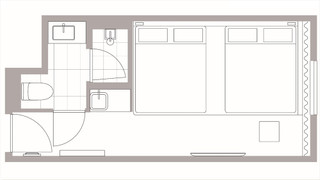 グループツイン 禁煙 [最大定員6名：大人4名と子供2名（5歳以下）まで]