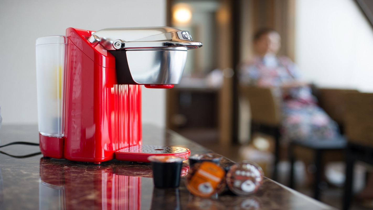 客室コーヒーマシーン一例