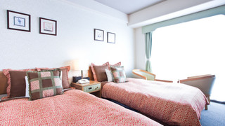 ツインルームシングルサイズベッド 2 台 禁煙