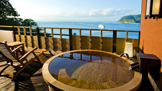 駿河湾側・露天風呂付/贅の和洋室