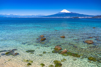 Mount Fuji, Suruga Bay, and the Izu Peninsula, Shizuoka