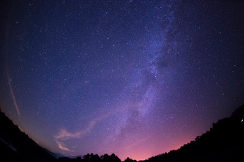 [Kaida Kogen Nagano] Milky Way, shooting stars and starry sky