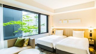 プレミアム ルーム シングルベッド 2 台 浴槽