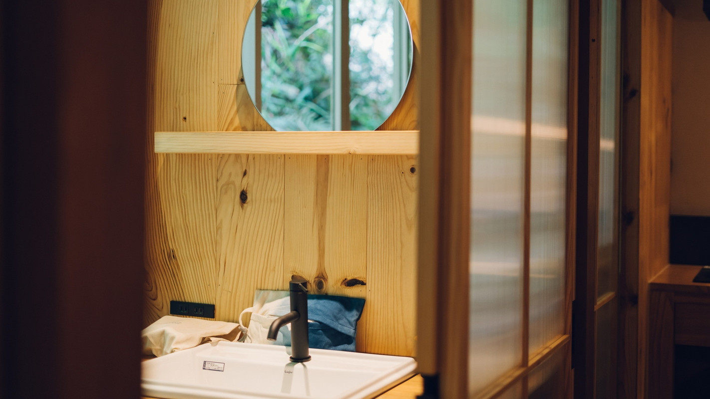 スタンダードルーム 三角の洗面スペース