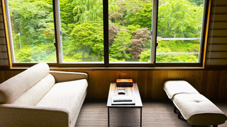 【渓流側和ベッド】別館◆2ベット セパレートバス・トイレ付