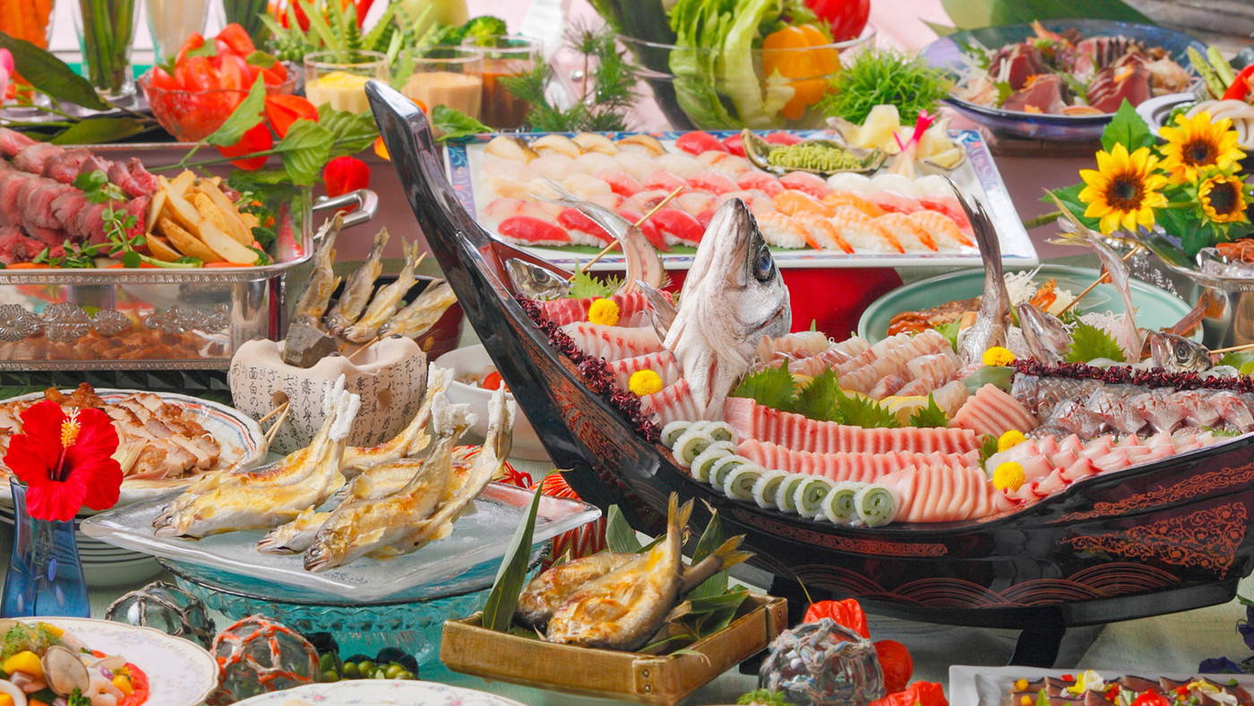 庭園露天風呂とグルメバイキングが人気。ワクワク♪お楽しみコーナーも4067136