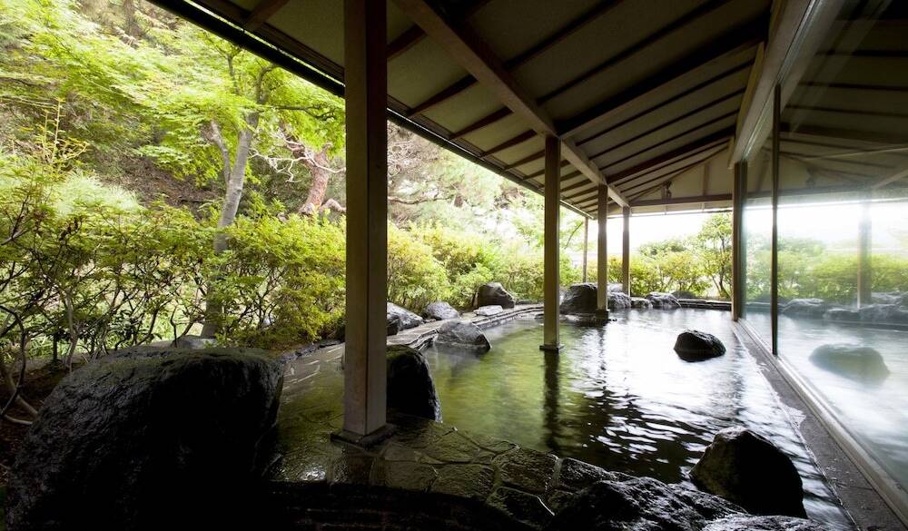 開放的な大浴場で
温泉を堪能 / 2