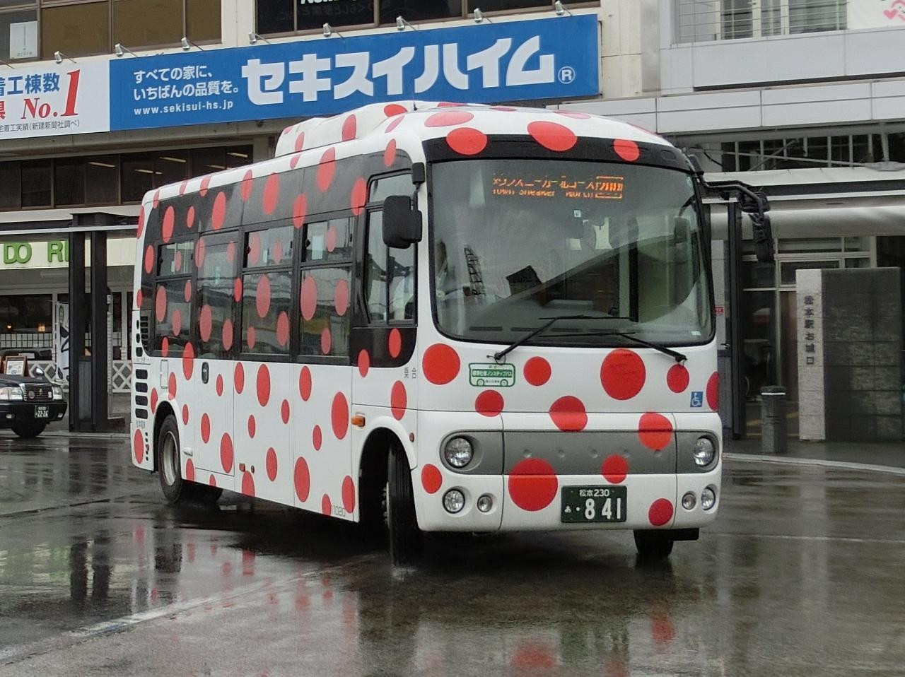 松本での移動は「徒歩」と「バス」を組み合わせて1448076