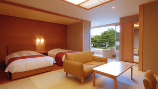 ビューバス付, 和室 ツインベッドルーム 禁煙