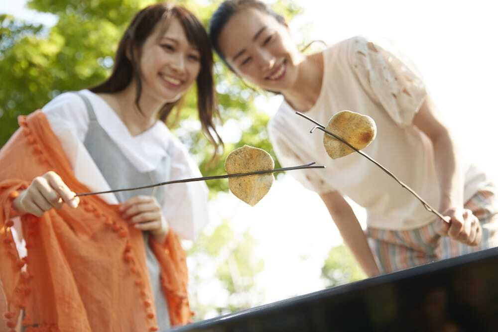 せんべい焼き体験