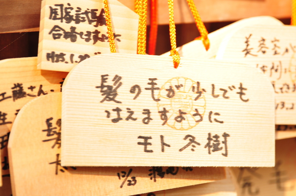 参拝の後は絵馬を書こう♪1256375