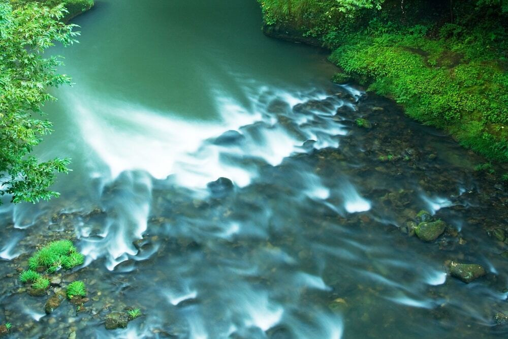 渓流側客室の眺望一例