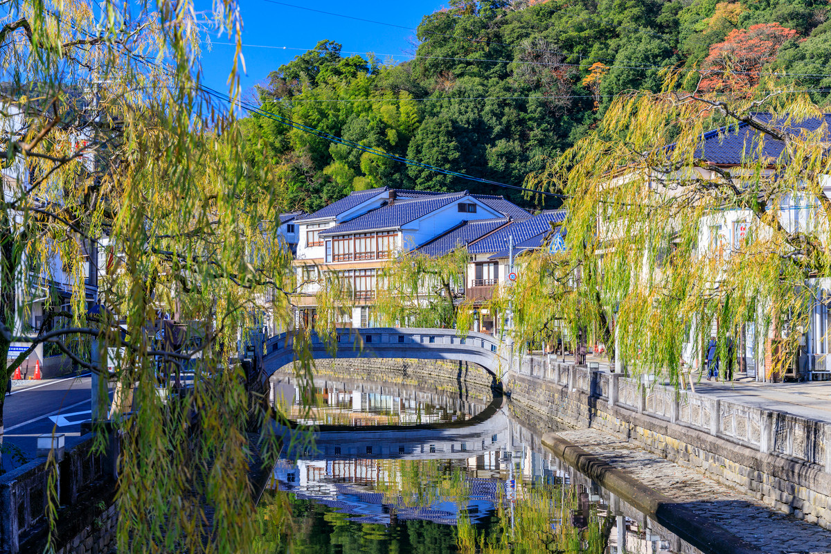 城崎温泉の町並み