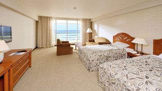 デラックス ルーム 禁煙 オーシャンビュー (3歳-5歳の添い寝追加料金 1泊1名2200円 現地払い)