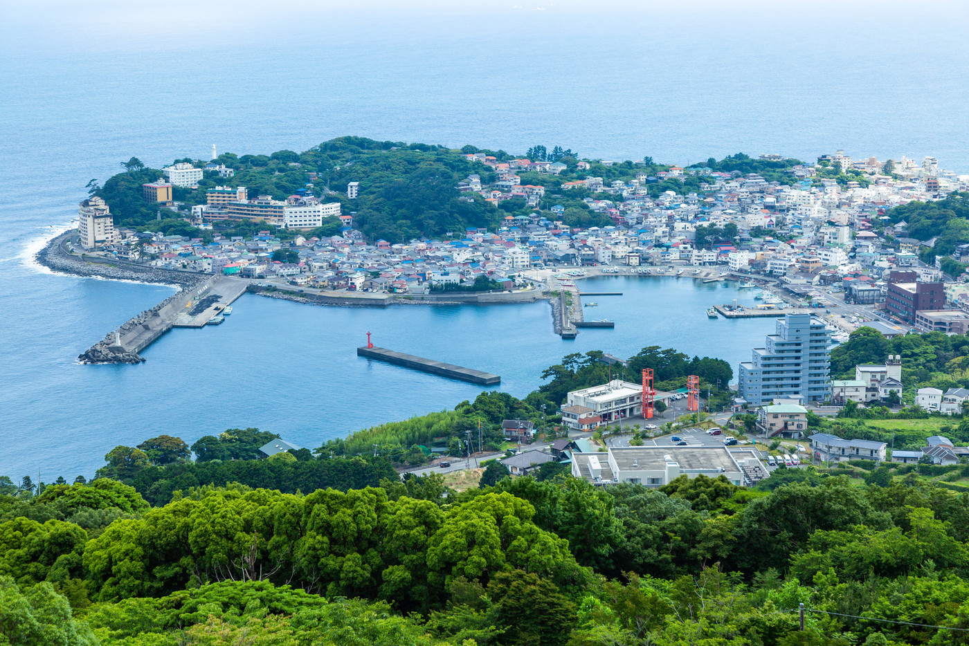 東伊豆・稲取の町並み