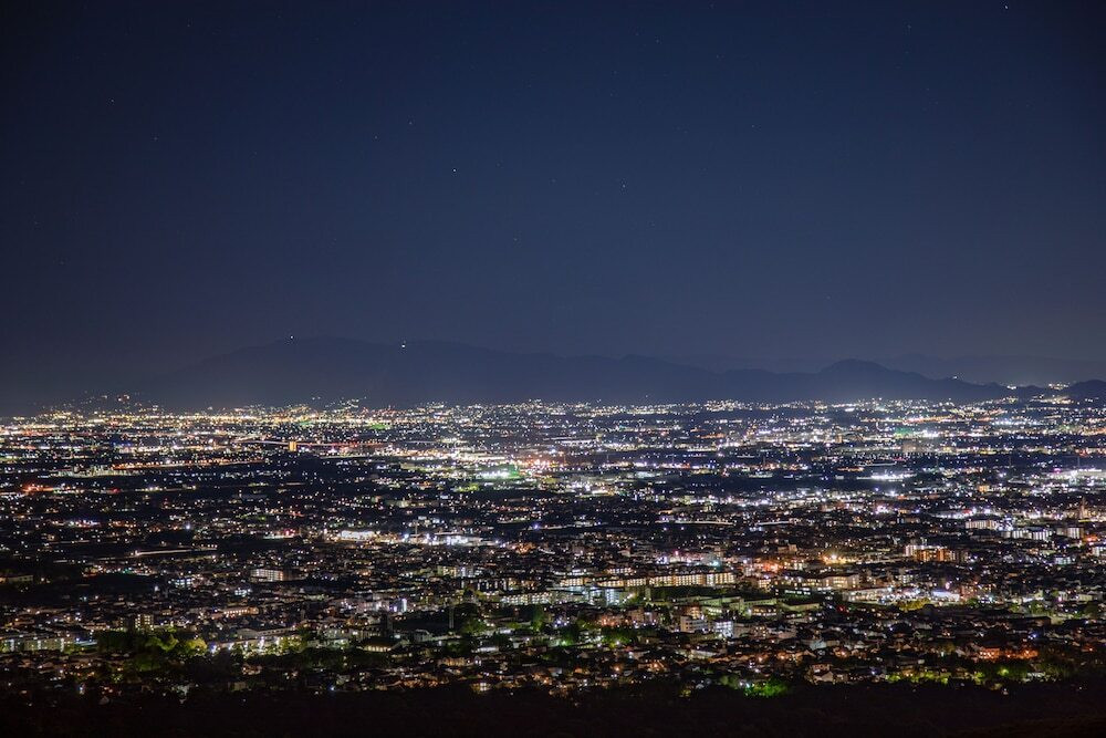 若草山から望む夜景