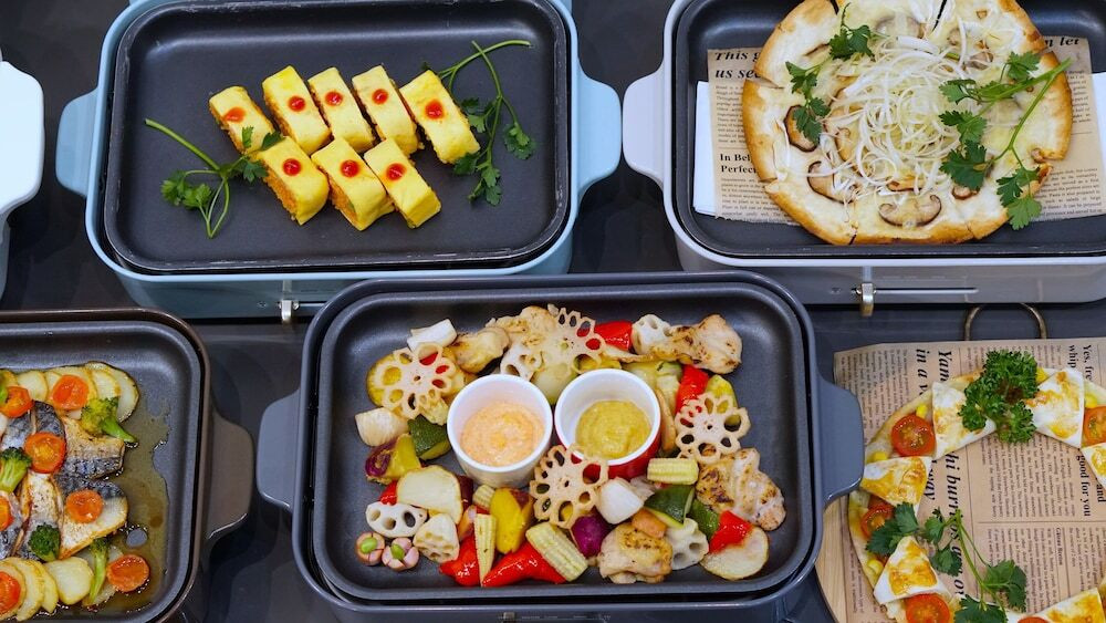 朝食ビュッフェ