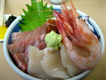 「食事処 ながもり」料理 678497 海鮮丼￥１６００