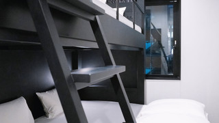 禁煙 トリプルロフト シングル2台 - ロフト上部1台 12平米 3名様迄