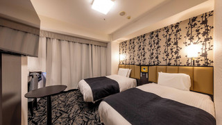 ツインルームシングルサイズベッド 2 台禁煙