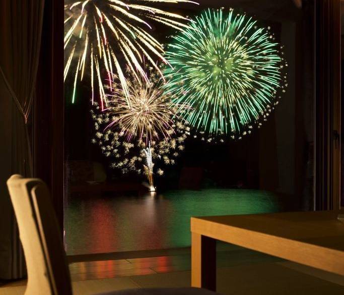 洞爺湖に打ち上がる花火
好きな場所から眺めて / 3