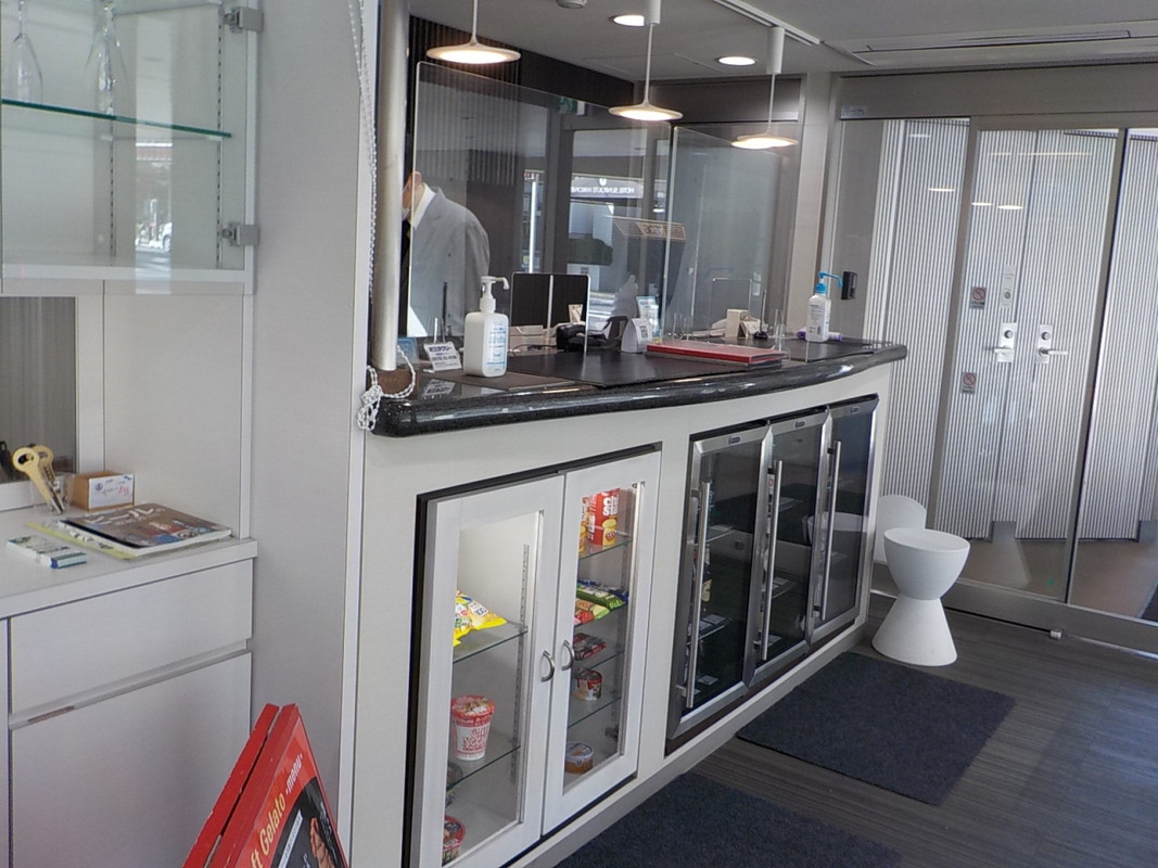 1階にあるホテルフロント