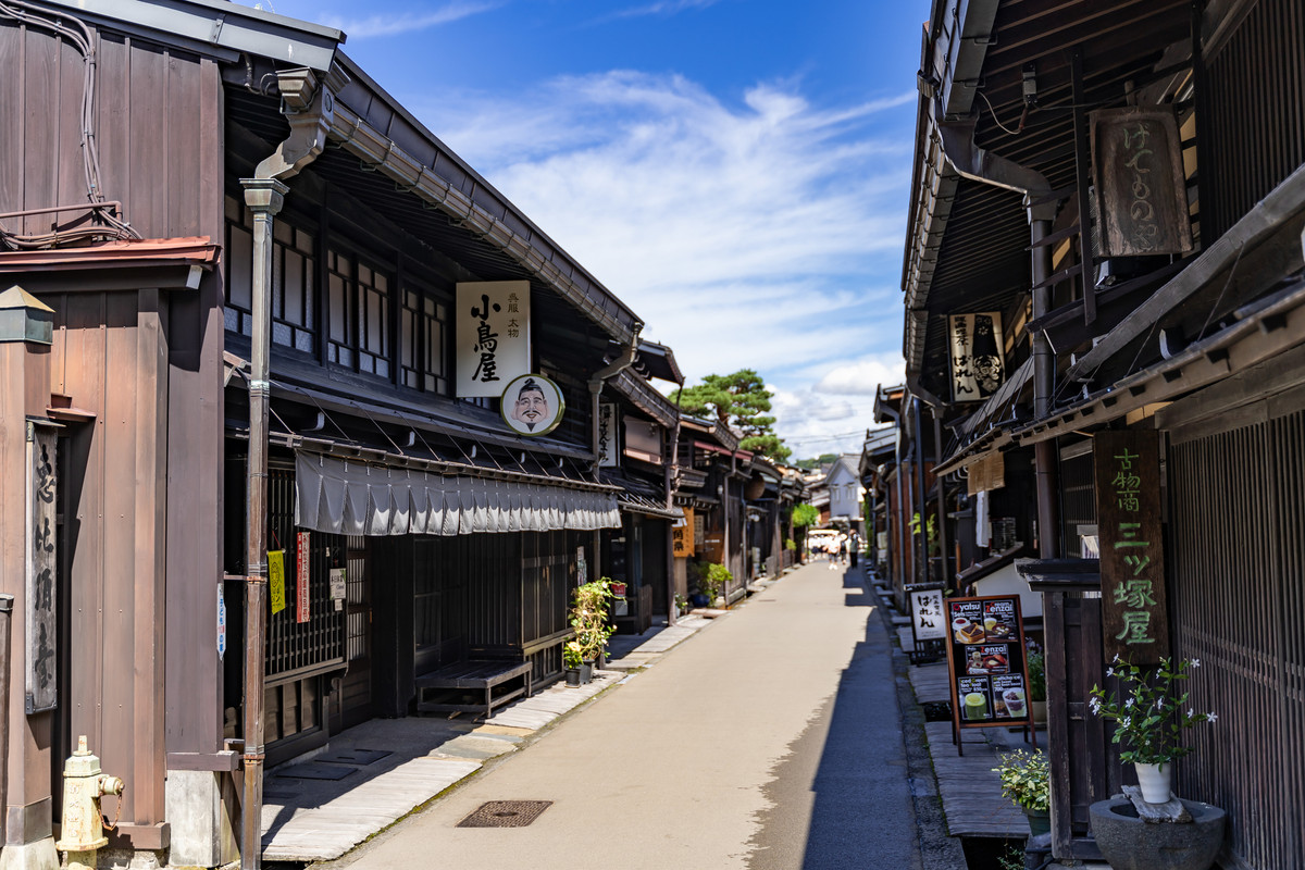 高山の古い町並み