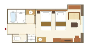 敷島館 和ツイン バス付