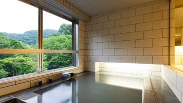 客室の展望温泉風呂① / 10