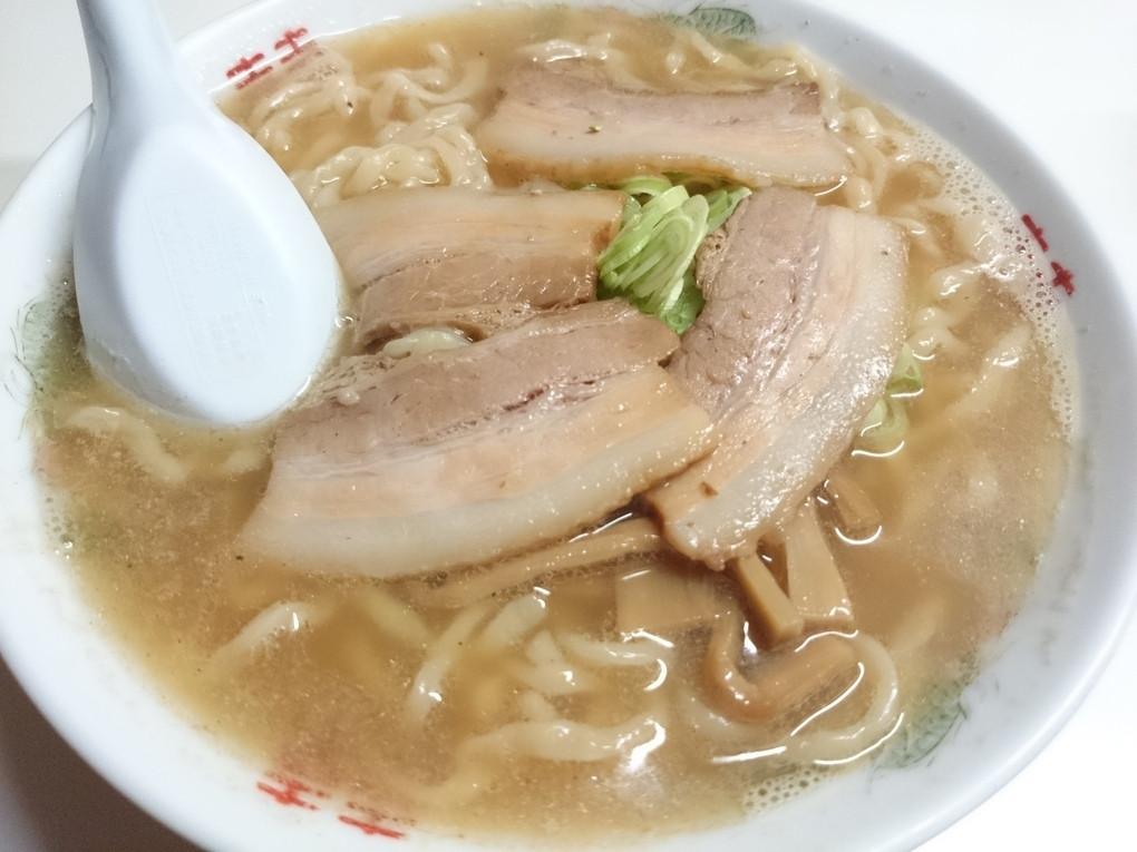 「伊藤食堂」料理 33817 2015年5月　喜多方らーめん　600円