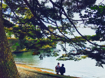 Enjoy some time just for the two of you while looking at the scenic Matsushima scenery 3332853