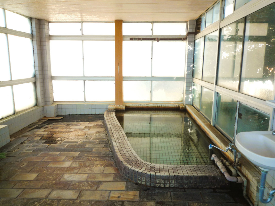 源泉掛け流しの湯～