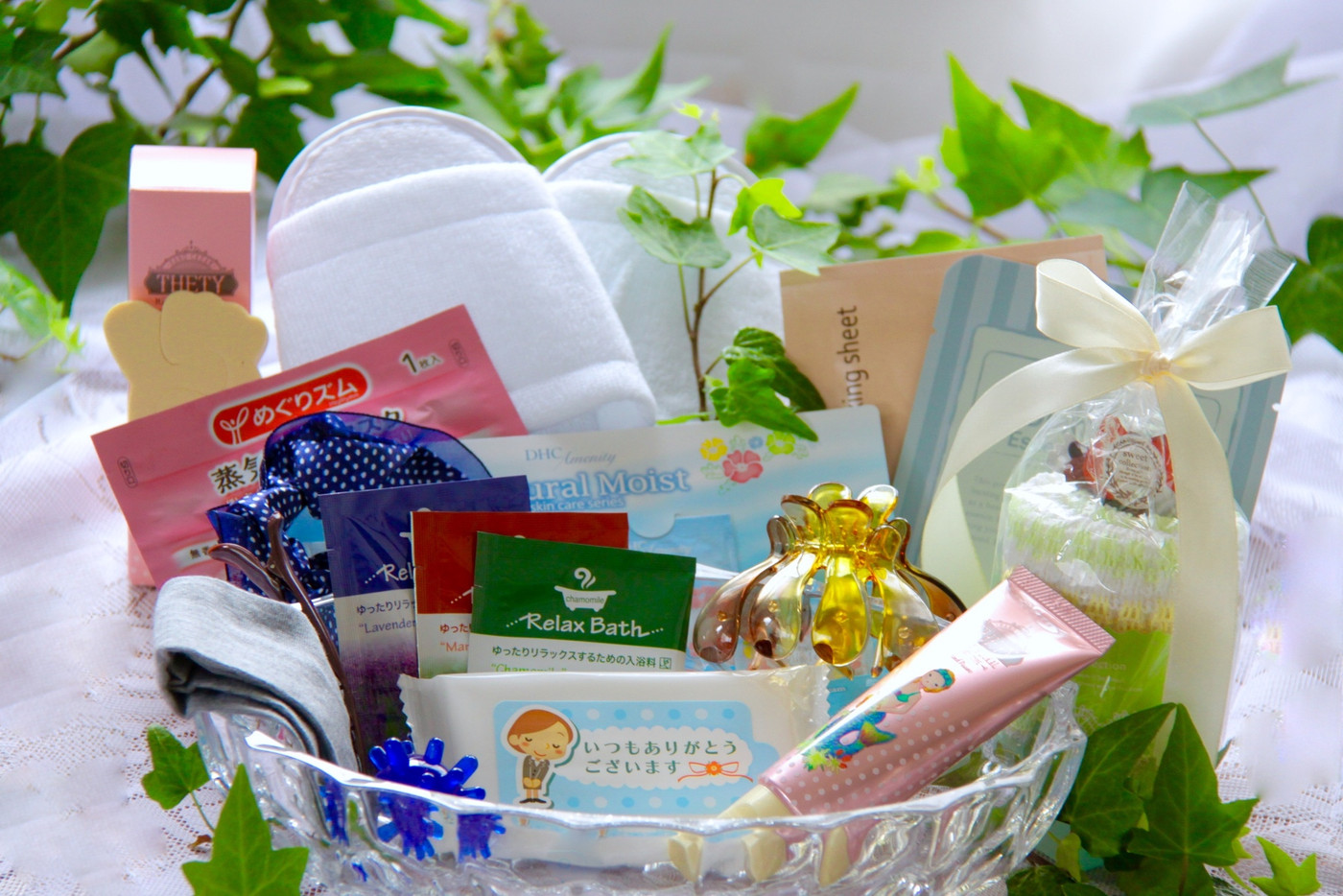 コスメやリラクゼーショングッズなど、豪華なアメニティセットに大満足4007534